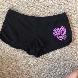 Victoria’s Secret Black sleep shorts
